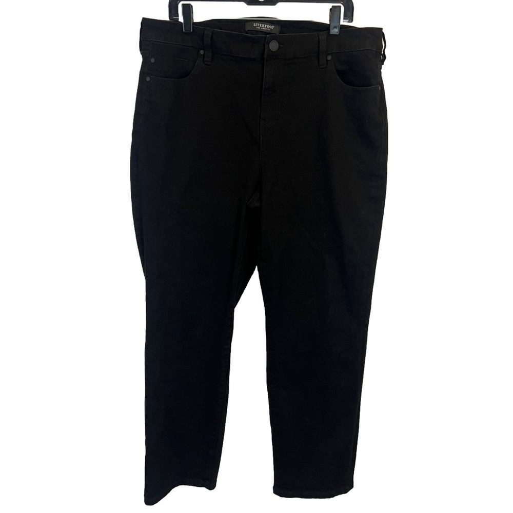 Liverpool Los Angeles Black ECO Kennedy Straight Jeans 18W